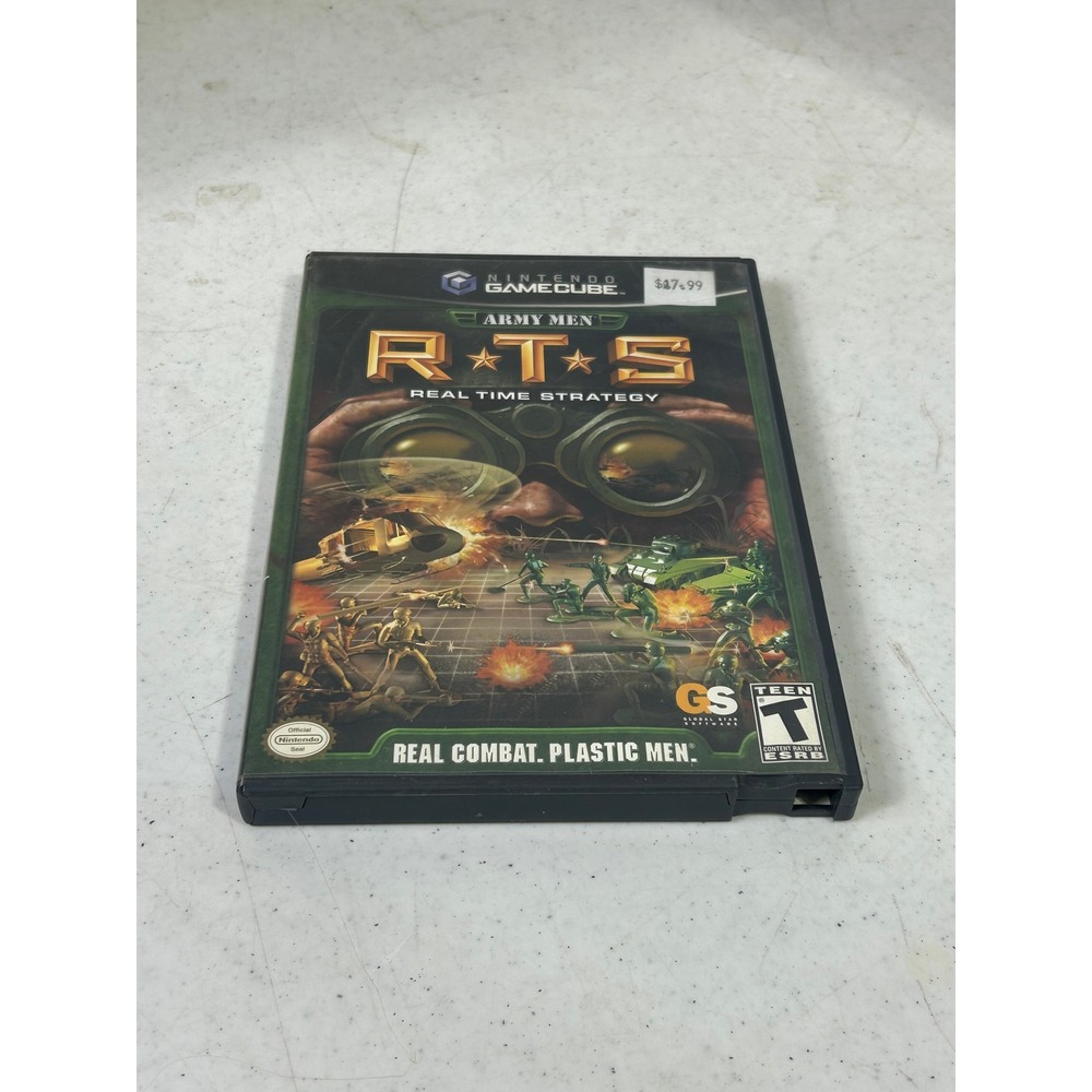 Army Men RTS Real Time Strategy Nintendo GameCube 2004‎ DOL-GARE-USA Video Game